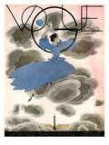 Vogue Cover - March 1933 Premium Giclee Print by Georges Lepape