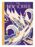 The New Yorker Cover - July 27, 1929 Premium Giclee Print by Theodore G. Haupt