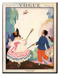 Vogue Cover - August 1919 Premium Giclee Print by Helen Dryden