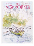 The New Yorker Cover - July 27, 1992 Premium Giclee Print by Ronald Searle