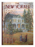 The New Yorker Cover - December 14, 1957 Premium Giclee Print by Edna Eicke