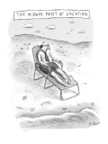 "The Midway Point of Vacation" - New Yorker Cartoon Premium Giclee Print by Roz Chast