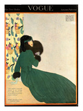 Vogue Cover - October 1918 Premium Giclee Print by Helen Dryden
