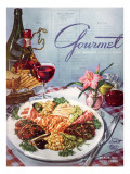 Gourmet Cover - March 1953 Premium Giclee Print by Henry Stahlhut