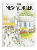 The New Yorker Cover - September 8, 1986 Premium Giclee Print by Arthur Getz