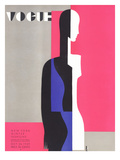 Vogue Cover - October 1929 Premium Giclee Print by Eduardo Garcia Benito