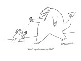 "Don't say it never trickled." - New Yorker Cartoon Premium Giclee Print by Charles Barsotti