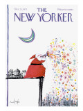 The New Yorker Cover - December 25, 1971 Premium Giclee Print by Ronald Searle