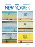 The New Yorker Cover - September 25, 1971 Premium Giclee Print by Saul Steinberg