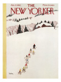 The New Yorker Cover - January 27, 1962 Premium Giclee Print by Susanne Suba
