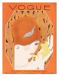 Vogue Cover - August 1927 Premium Giclee Print by Georges Lepape