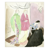 Vogue - March 1935 Premium Giclee Print by Marcel Vertes