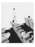 Vogue - April 1929 Premium Giclee Print by Jean Pagès