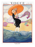 Vogue Cover - July 1919 Premium Giclee Print by Helen Dryden