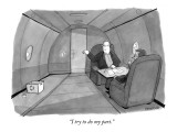 "I try to do my part." - New Yorker Cartoon Premium Giclee Print by Jason Patterson