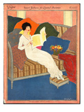 Vogue Cover - February 1913 Premium Giclee Print by Helen Dryden