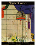 House & Garden Cover - December 1919 Premium Giclee Print by H. George Brandt