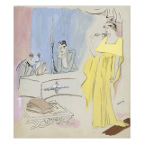 Vogue - March 1935 Premium Giclee Print by Marcel Vertes
