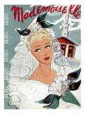 Mademoiselle Cover - May 1937 Premium Giclee Print by Elizabeth Dauber
