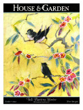 House & Garden Cover - October 1924 Premium Giclee Print by Leah Ramsay