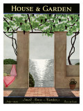 House & Garden Cover - July 1930 Premium Giclee Print by André E. Marty
