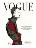 Vogue Cover - October 1948 Premium Giclee Print by Carl "Eric" Erickson
