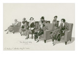 Vogue - February 1931 Premium Giclee Print by Pierre Brissaud