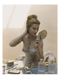Vogue - April 1947 Premium Photographic Print by John Rawlings