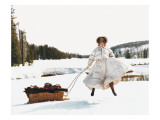 Vogue - October 1999 Premium Photographic Print by Arthur Elgort