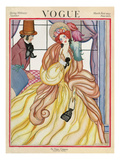 Vogue Cover - March 1922 Premium Giclee Print by Helen Dryden
