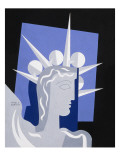 Vogue - February 1939 Premium Giclee Print by Witold Gordon