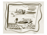 House & Garden - January 1939 Premium Giclee Print by Ludwig Bemelmans