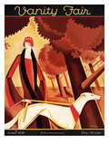 Vanity Fair Cover - October 1926 Premium Giclee Print by Victor Bobritsky