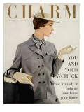 Charm Cover - February 1953 Premium Giclee Print by Maria Martel
