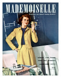 Mademoiselle Cover - January 1942 Premium Giclee Print by Paul D'Ome