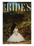 Brides Cover - February 1957 Premium Giclee Print by Carmen Schiavone