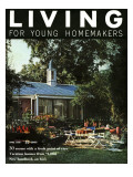 Living for Young Homemakers Cover - April 1958 Premium Giclee Print by Nowell Ward