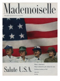 Mademoiselle Cover - July 1951 Premium Giclee Print by Herman Landshoff