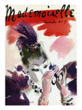 Mademoiselle Cover - November 1935 Premium Giclee Print by Helen Jameson Hall
