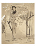 Vogue - December 1948 Premium Giclee Print by Carl "Eric" Erickson