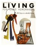 Living for Young Homemakers Cover - March 1958 Premium Giclee Print by Ernest Silva