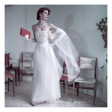 Vogue - March 1952 Premium Photographic Print by Frances Mclaughlin-Gill