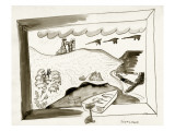 House & Garden - January 1939 Premium Giclee Print by Ludwig Bemelmans
