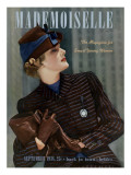 Mademoiselle Cover - September 1938 Premium Giclee Print by Paul D'Ome