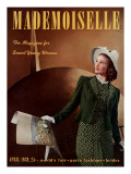 Mademoiselle Cover - April 1939 Premium Giclee Print by Paul D'Ome