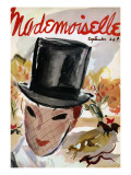 Mademoiselle Cover - September 1935 Premium Giclee Print by Helen Jameson Hall
