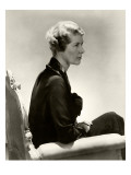Vanity Fair - February 1936 Premium Photographic Print by Lusha Nelson