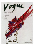 Vogue Cover - April 1946 Premium Giclee Print by Carl "Eric" Erickson