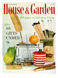 House & Garden Cover - November 1957 Premium Giclee Print by Frances Mclaughlin-Gill
