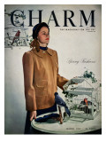 Charm Cover - March 1947 Premium Giclee Print by Hal Reiff